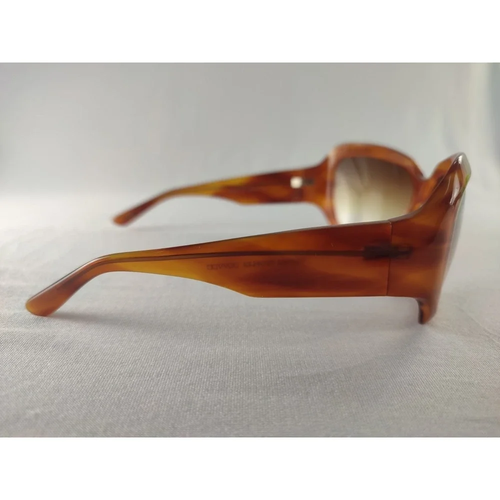 Oliver‎ Peoples Athena SYC Oversized Sunglasses Striped Honey Amber Japan 62mm